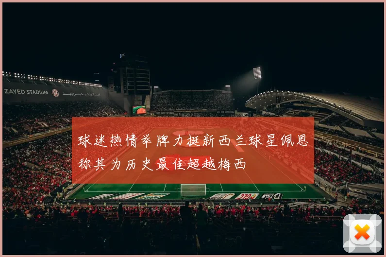 球迷热情举牌力挺新西兰球星佩恩称其为历史最佳超越梅西